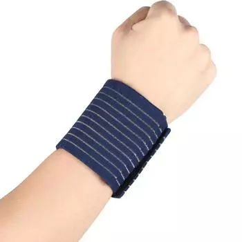 Бинты для запястий для тренировок, удобные в носке, дышащие, компрессионные, подходят для бадминтона, боулинга белый