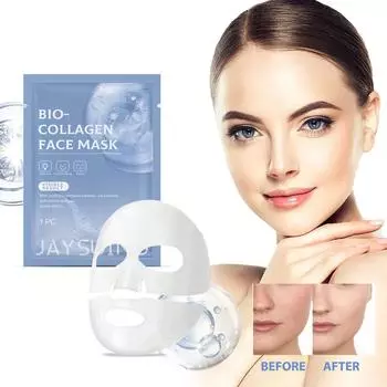 Bio Collagen True Deep Mask, Коллагеновая маска на ночь, Коллагеновая маска для ухода за лицом, Увлажняющая антивозрастная маска(5мл)