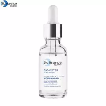 Bio-Essence Bio Water, Sensitive pH, гель с витамином B5, ультра успокаивает и интенсивно увлажняет чувствительную кожу, 30 мл. 30 ml.