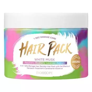 Bio Recipe 1 Second Damage Care 4 в 1 System Hair Pack, 300 г, 1 шт.