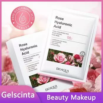 BIOAOUA Hydrating Rose Увлажняющая маска с гиалуроновой кислотой