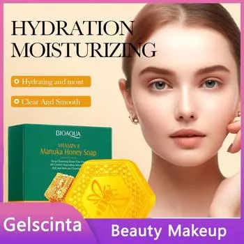 BIOAOUA Медовое мыло с витамином Е и маслом для ванн