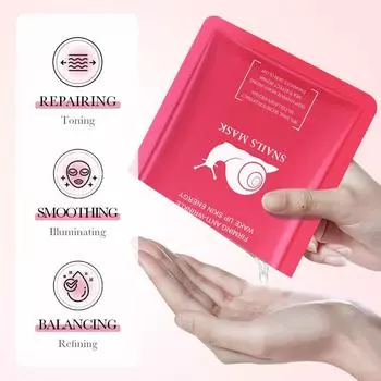 BIOAOUA Мультивосстанавливающая маска для лица snail s pace