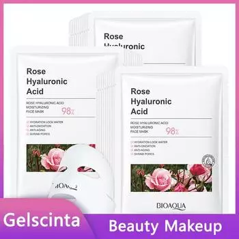 BIOAOUA Nourishing Rose Увлажняющая маска с гиалуроновой кислотой