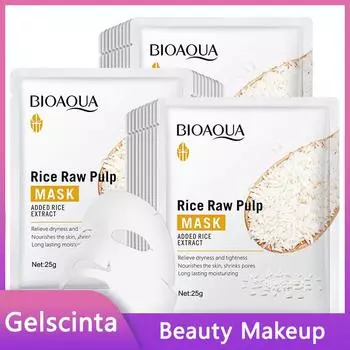 BIOAOUA Омолаживающая увлажняющая рисовая плазменная маска для ухода за кожей