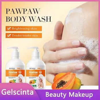 BIOAOUA Папайя с витамином С, осветляющий гель для тела