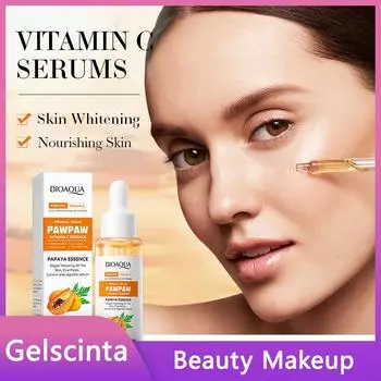 BIOAOUA Папайя с витамином С, осветляющая и питательная эссенция