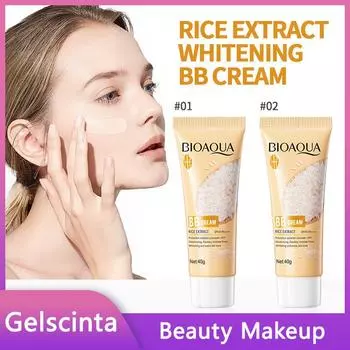 BIOAOUA Rice Milk Flawless Brightening Восстановление и осветление лица ivory