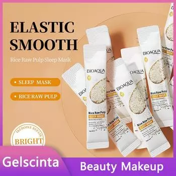 BIOAOUA Rice Plasma Ночная увлажняющая маска 1PCS