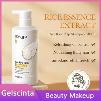 BIOAOUA Rice Plasma Шампунь против перхоти для контроля жирности