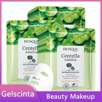 BIOAOUA Увлажняющая и увлажняющая успокаивающая восстанавливающая маска с центеллой азиатской