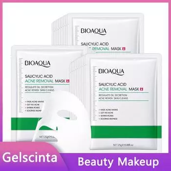 BIOAOUA Увлажняющая маска от прыщей с салициловой кислотой, сужающая поры