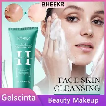 BIOAOUA Увлажняющее, успокаивающее, нежное очищающее средство с гиалуроновой кислотой