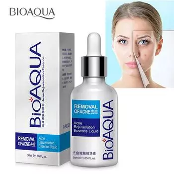 BIOAQUA Essence, лечение акне, удаление черных точек, отбеливающий крем против прыщей, контроль масла, сужение пор, удаление шрамов от прыщей, уход за лицом