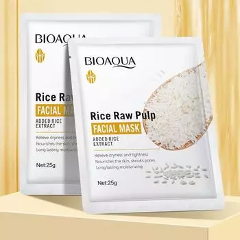 Bioaqua Маска для лица из рисовой пасты Original Rice mask 25g-10pcs