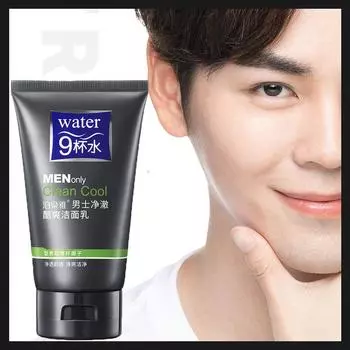 BIOAQUA Мужское очищающее средство для лица Глубоко очищающее, увлажняющее, освежающее и контролирующее жирность очищающее средство для лица 100g