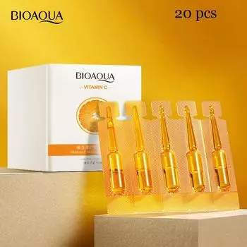 Bioaqua Увлажняющая эссенция с витамином С, освежающая и легко впитывающаяся эссенция для лица, средства по уходу за кожей 2ml20pcs