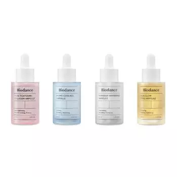 [Biodance] Ампула 30мл (4 типа) / Hydro Cera-nol, коллаген для сужения пор, интенсивное отбеливание, придание сияния Intensive Whitening 30ml