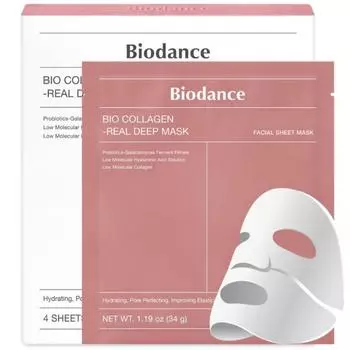 Biodance Bio-Collagen Real Deep Mask 34 г x4 шт.