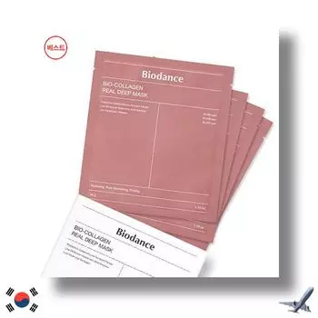 Biodance БИОКОЛЛАГЕНОВАЯ НАСТОЯЩАЯ ГЛУБОКАЯ МАСКА 34 г*4 шт.