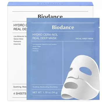 Biodance Hydro Cera-Nol Real Deep Mask Set 4ea ORIGINAL STORE