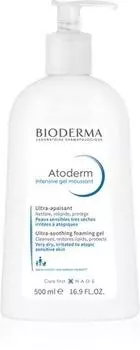 Bioderma Atoderm Intensiv Gel Moussant питательный пенящийся гель для очень сухой и атопичной кожи. TU прозрачный