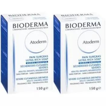Bioderma Atoderm Soap 150g *2