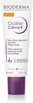 Bioderma Cicabio Crme+ Spf 50+ Крем для лица Spf 50+ TU прозрачный