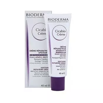 Bioderma Cicabio Крем увлажняющий восстанавливающий 40 мл