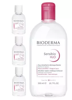 Bioderma Sansibio H2O 500мл 60мл набор [Оригинальный продукт] & +