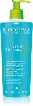 Bioderma Sbium Gel Moussant cleansing gel for oily and combination skin TU прозрачный