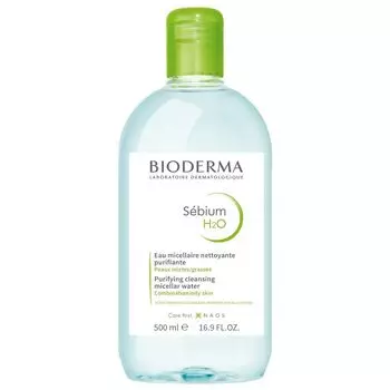 Биодерма Себиум H2O D 500мл (Очищающий + протирающий лосьон) {Продукт} [Продукт]