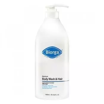 Bioga Moisture гель для душа для волос 1000мл