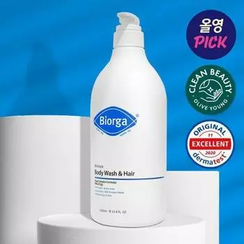 Bioga Moisture гель для душа и волос 1000 мл