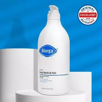 Bioga Moisture гель для душа и волос 1000 мл
