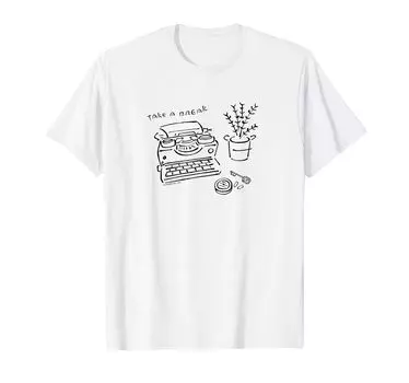 BIOHAZARD Line Art (B) T-shirt белый