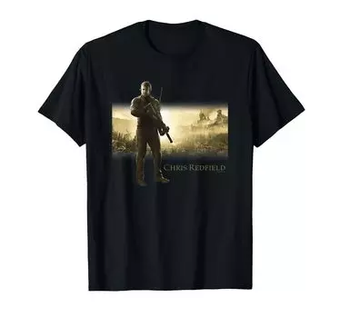 BIOHAZARD VILLAGE GOLD EDITION Chris T-shirt чёрный