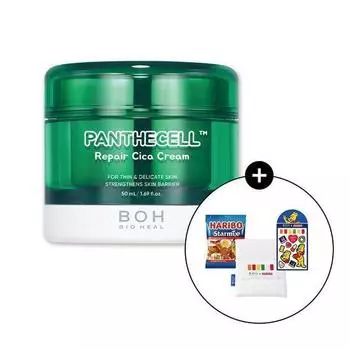 BIOHEAL BOH Pantecell Repair Cica Cream limited edition (+50 refills, jelly, sticker, pouch) single