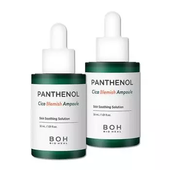 [BIOHEAL] BOH Panthenol Cica Blemish Ampoule Double Pack (30мл + 30мл) [УСТАНОВЛЕН]