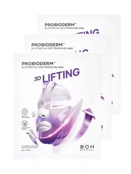 BIOHEAL BOH Probioderm 3D Lifting Полный контур лица Маска Набор (3 варианта) 3PCS