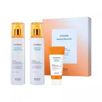 BIOHEAL BOH Vitamin Hyaluronic Ampoule Toner & Emulsion 2-piece Set (Gel Cream 30ml)
