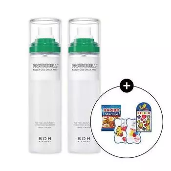 BIOHEAL BOH Pantecell Repair Cica Cream Mist Ограниченная серия (+120 основной продукт, желе, наклейка, брелок)