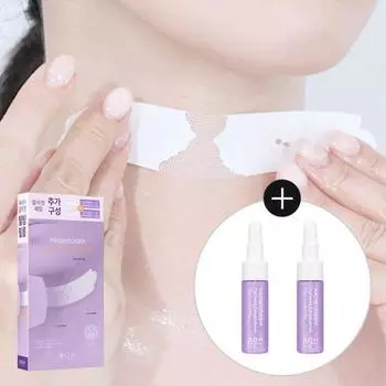 Biohealbo Probioderm 99.9 Тающая коллагеновая пленка для шеи 5 листов (+Коллагеновая сыворотка 7 мл*2 в подарок)