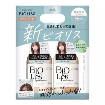 Biolis Pure Retouch Trial Pump Pair Set (Petafuwa) 400mL+400mL Airy Type Fluffy