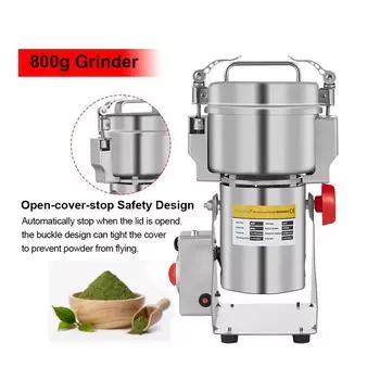 BioloMix 800 г 700 г Зерна Специи Лекарственные растения Крупы Кофе Сухие продукты Мельница Дробилка Машина для измельчения муки Gristmill Flour Powder crusher 220V&EU
