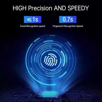 Биометрические часы учета рабочего времени для сотрудников поддерживают 3000 шт. отпечатков пальцев 1000 шт. UK Plug