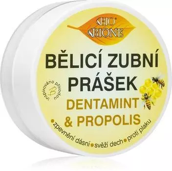 Bione Cosmetics Dentamint Прополис Отбеливающий зубной порошок TU прозрачный