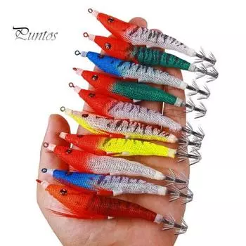 Бионическая приманка в виде креветки 10,7 см/6,5 г с крючком для ловли кальмара, светящаяся в темноте, реалистичная искусственная приманка для ловли соленой воды, пресноводного окуня, судака, форели, рыболовные принадлежности J