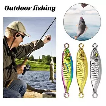 Бионическая рыболовная приманка с тройным крючком, реалистичный вид, яркий цвет, компактный размер, портативная жесткая приманка для морской воды, искусственная приманка