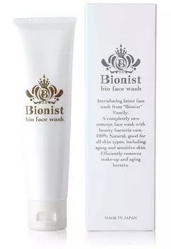 Bionist Bio Face Face Beautiful Skin Молочная кислота содержит производство 2 месяца Сделано в Сыворотка для мытья Мытье, Мытье, Бактерии, Бактерии, Вещества, 60 г,